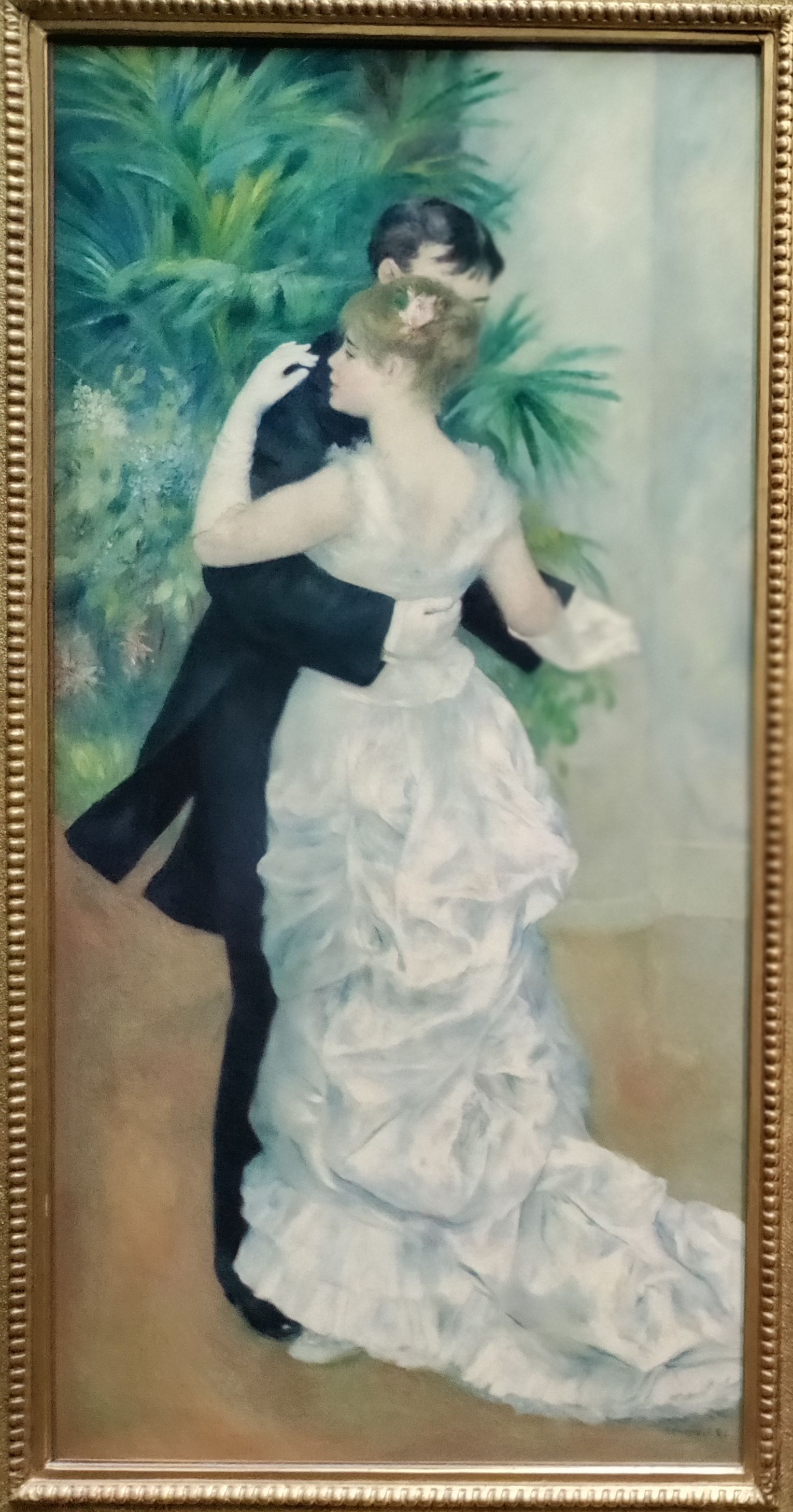 Danse &agrave; la ville painted by Pierre-Auguste Renoir in 1883.