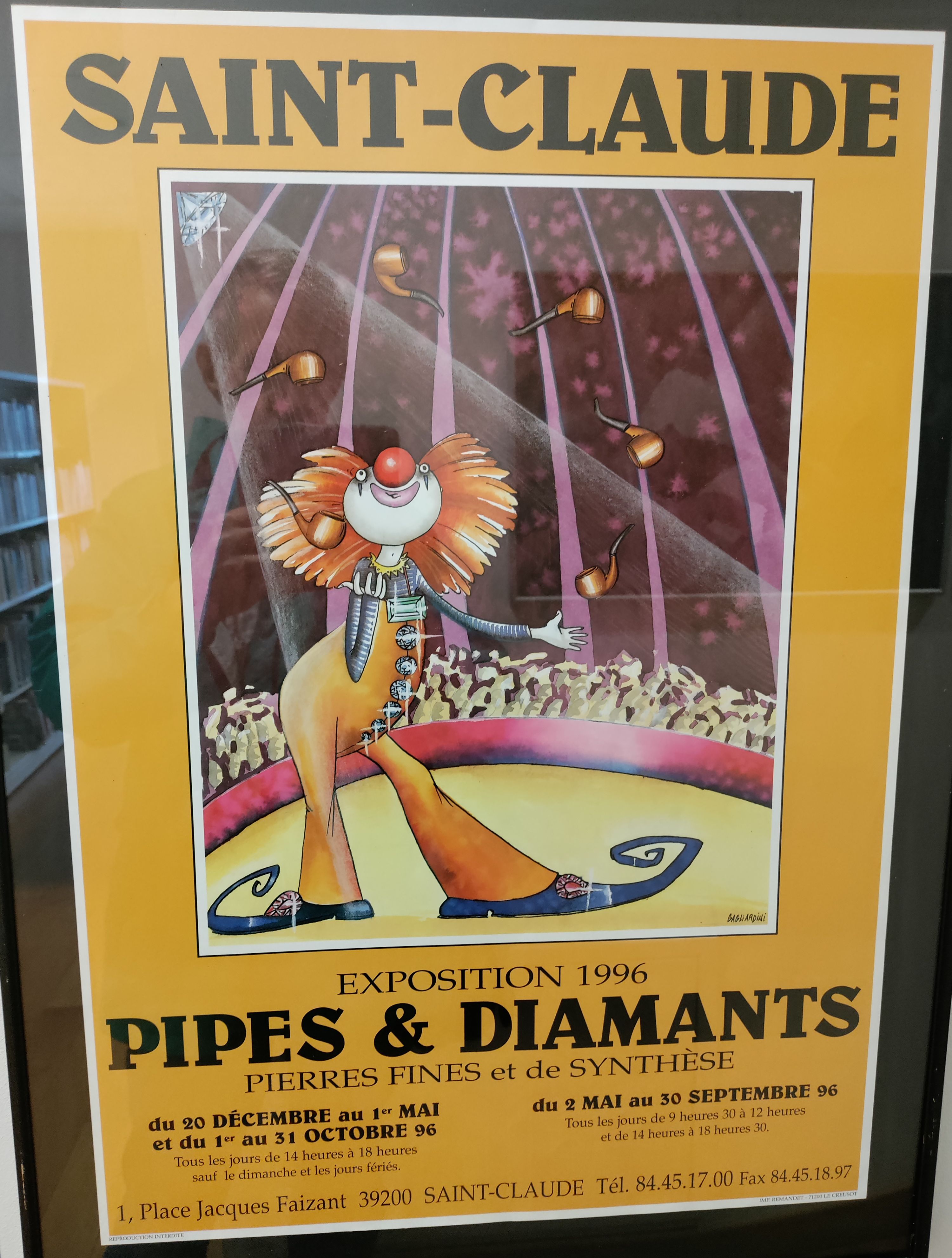 Poster for the 1996 pipe exposition.