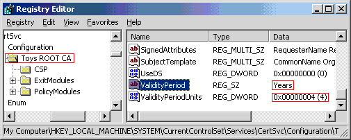 Registry Editor